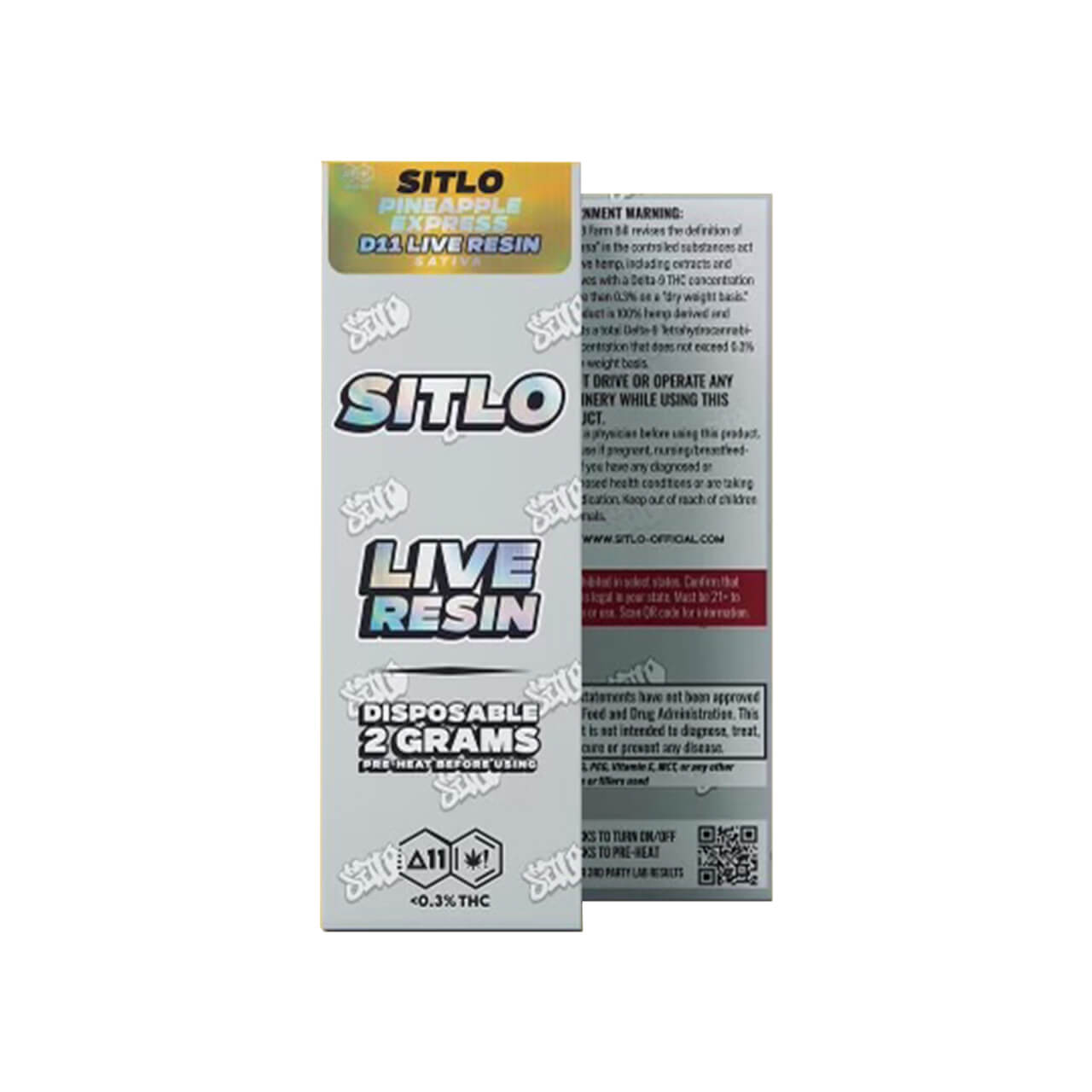 Sitlo D11 Live Resin Disposable 2 Grams Wadeea Wholesale